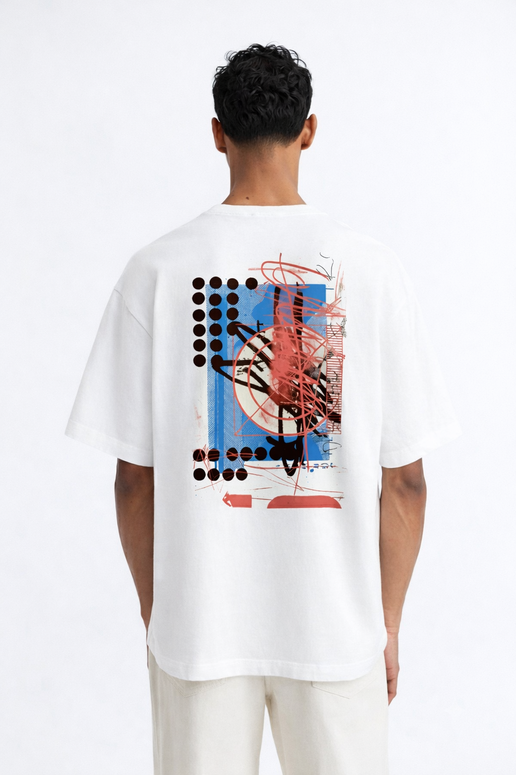 Comfort Oversized Tee - Full back Print